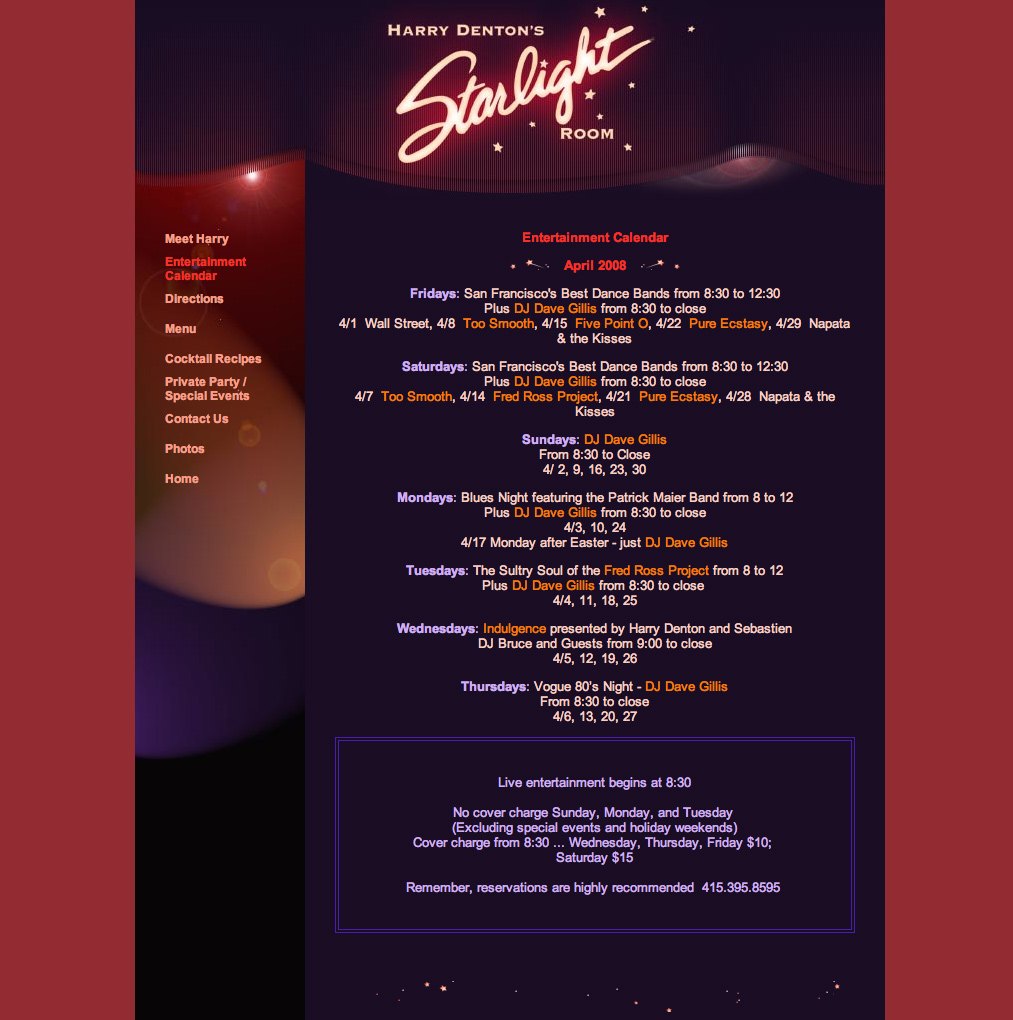 Starlight Calendar